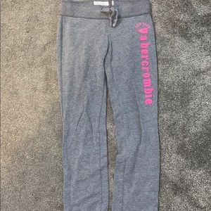 Amber Crombie kids large sweat pants